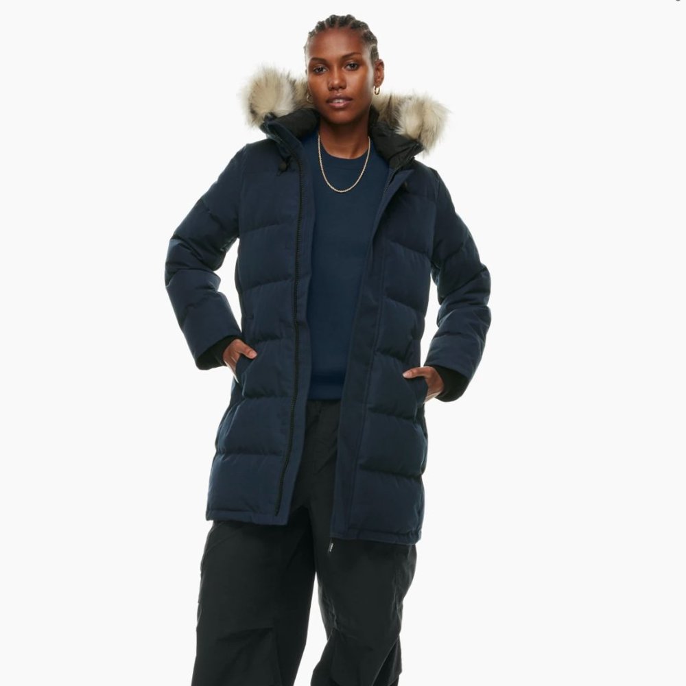 Tna The Powder Parka™ Mid-length goose down parka jacket SMALL